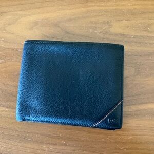 Authentic BOSS Dark Leather wallet